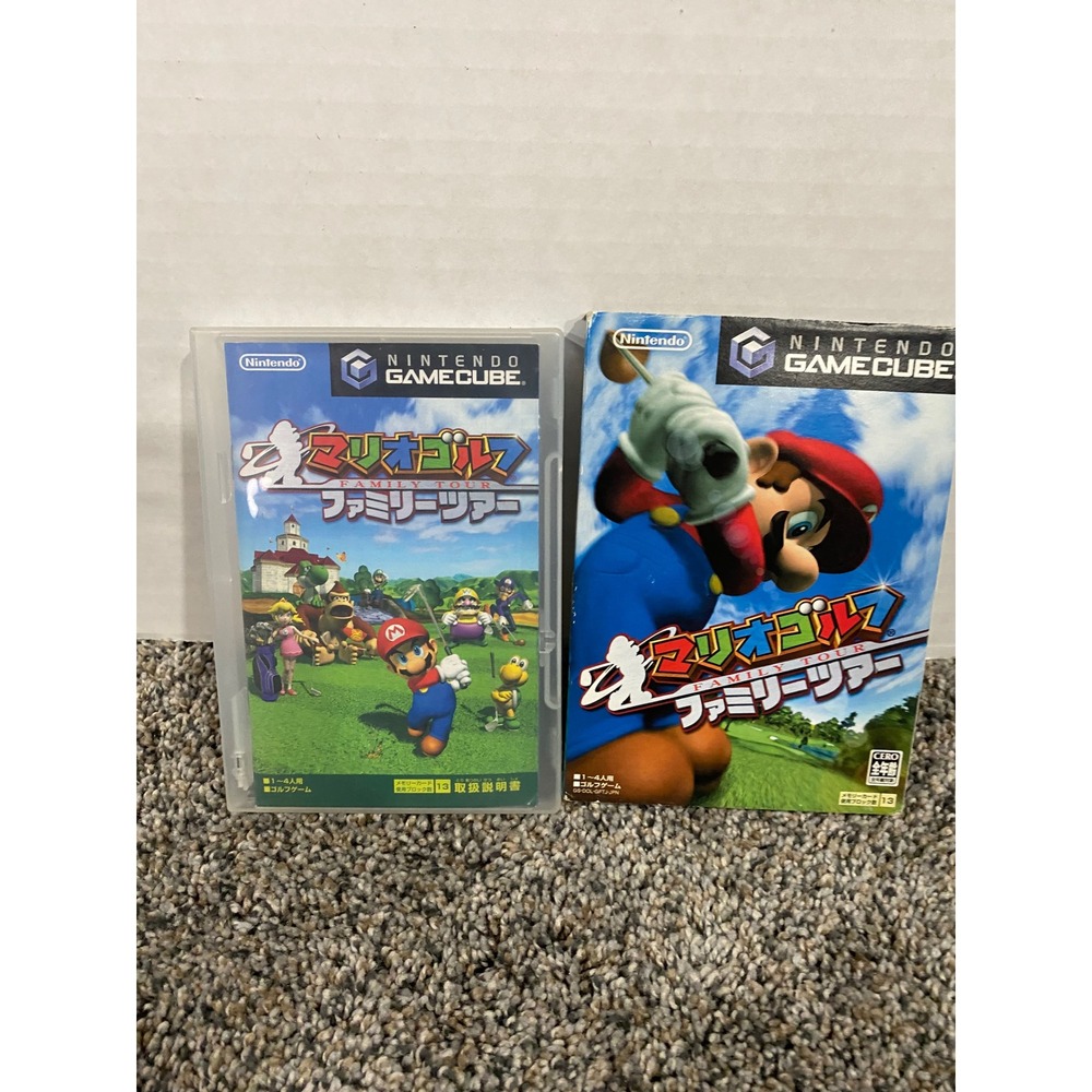 Nintendo Mario Golf‎ Family Tour GameCube Japanese Import Excellent CIB NTSC-J